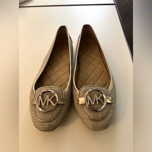 Michael Kors Fulton Leather Bling Metallic Gold
Flats